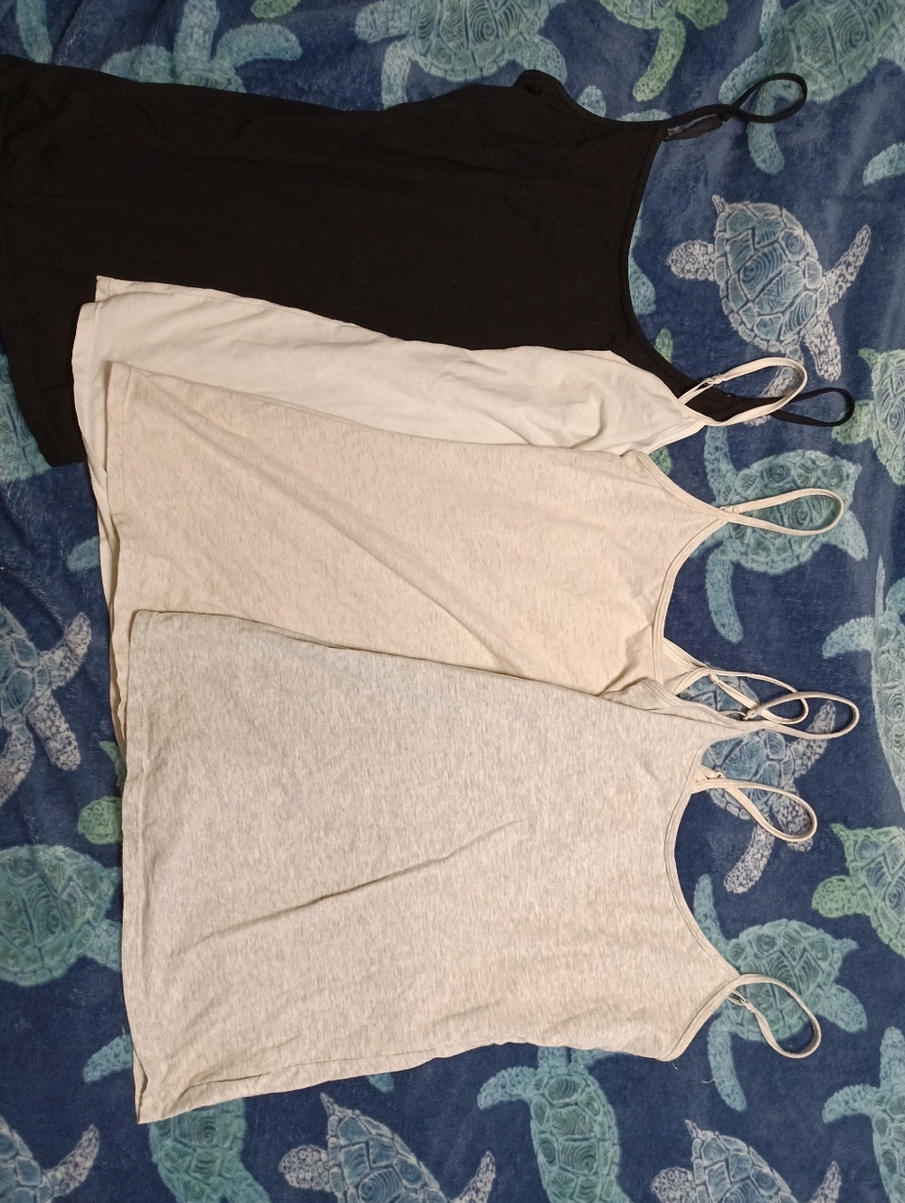 Old Navy Women's Tank Top Set - Black, White, Light Gray, Beige